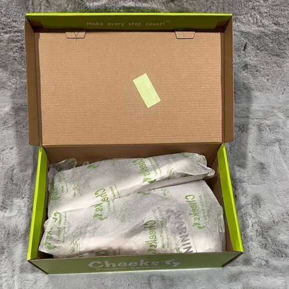 NWT Tony Little Cheeks Sneaker Sandals Olive Velcro Closure Size 8.5W - Picture 7 of 8